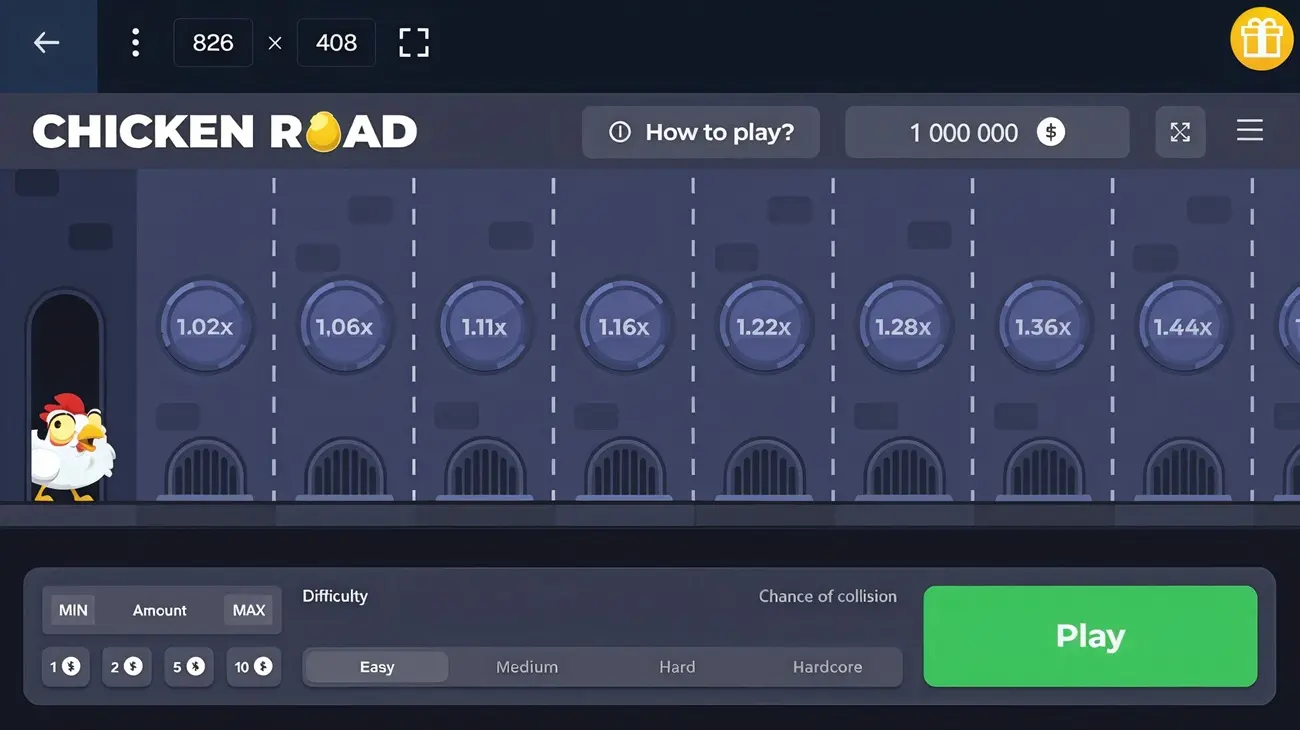 De vier bonusvarianten in de Chicken Road-markt